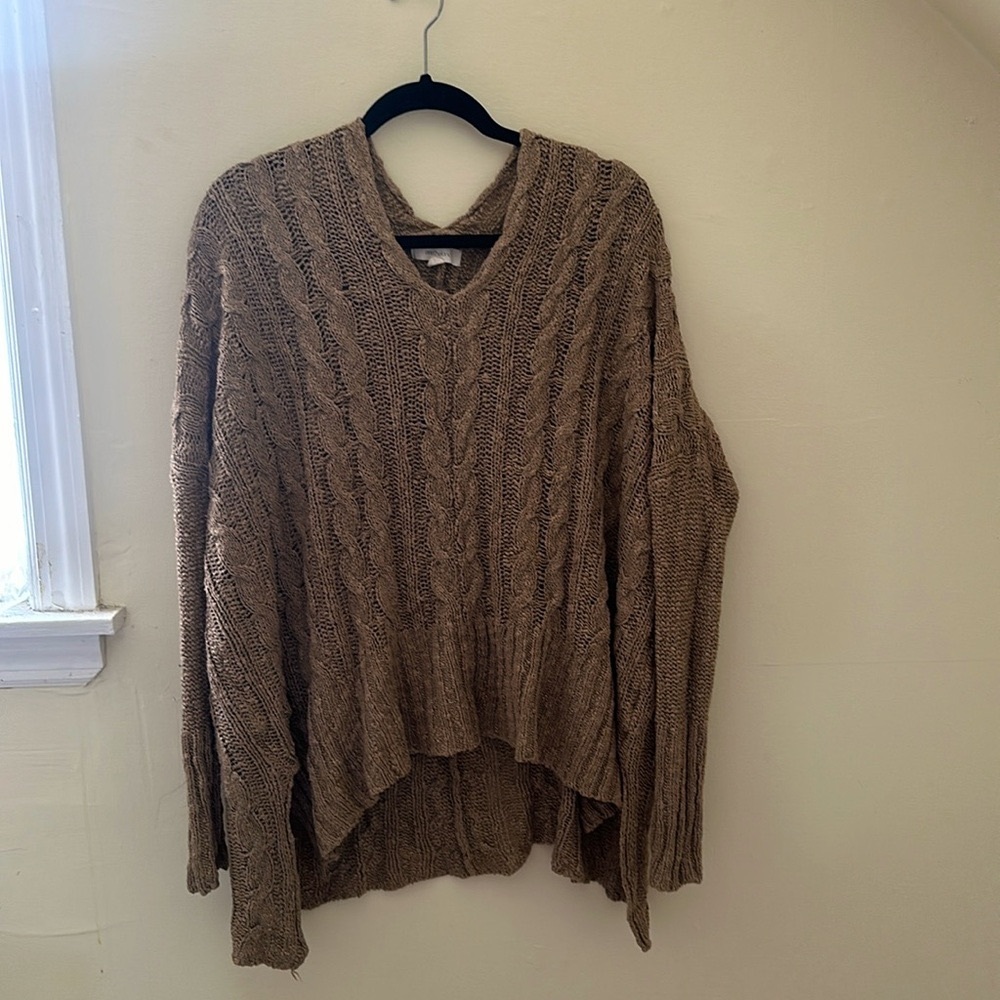 Onetheland Oversized V-neck Sweater